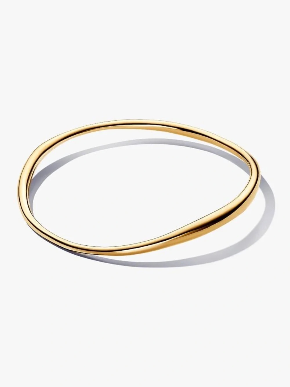Pandora Gold Twisted Bangle Bracelet